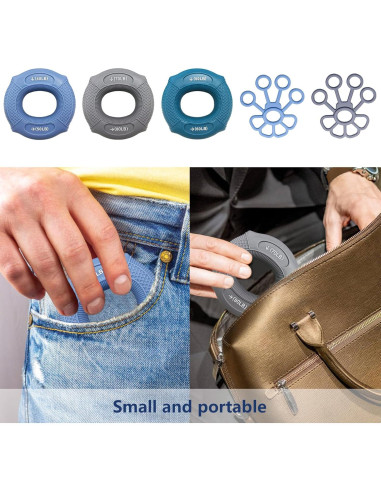 Entrenador de Fuerza de Agarre WithFlying - Silicona 18-36 kg