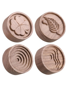 Difusores de Aceite Esencial de Madera Zhehao - 4 Piezas