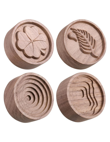 Difusores de Aceite Esencial de Madera Zhehao - 4 Piezas