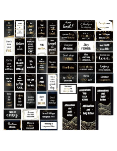 Tarjetas de Afirmación Positiva Seajan - 200 Pcs Motivacionales