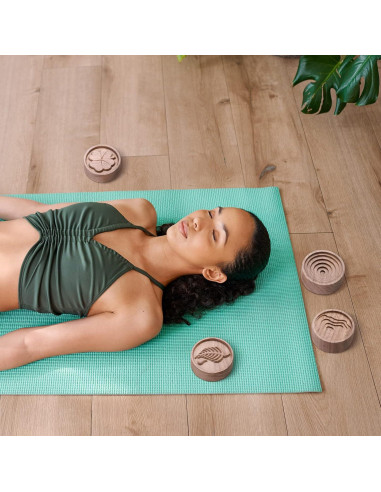 Difusores de Aceite Esencial de Madera Zhehao - 4 Piezas