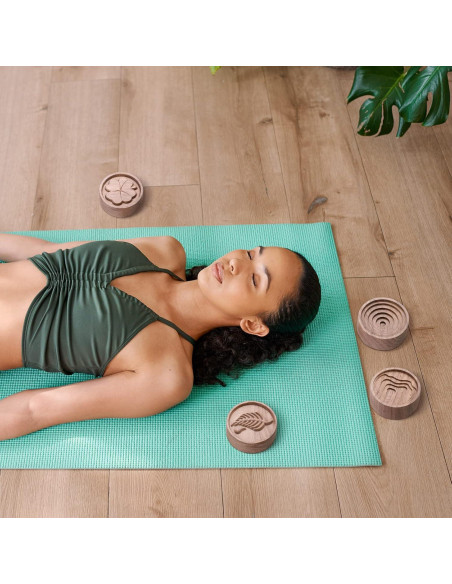 Difusores de Aceite Esencial de Madera Zhehao - 4 Piezas