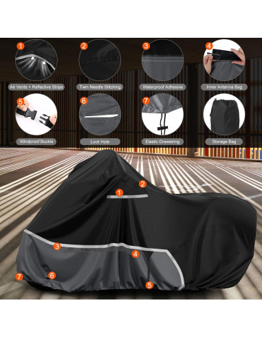 Cubierta de Moto Sportuli para Indian Roadmaster 420D Impermeable