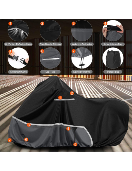 Cubierta de Moto Sportuli para Indian Roadmaster 420D Impermeable