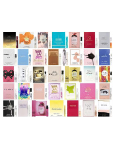 Juego de Muestras de Fragancias de Diseñador para Mujeres - 10 Viales de Perfume