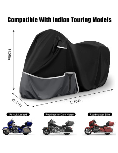 Cubierta de Moto Sportuli para Indian Roadmaster 420D Impermeable