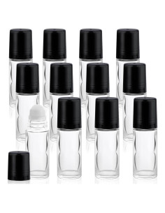 12 Botellas Vacías Roll On 30ml Mirrline para Aceites Esenciales