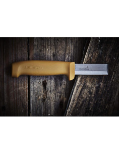 Cuchillo de Cincel Hultafors STK 201mm Amarillo 2