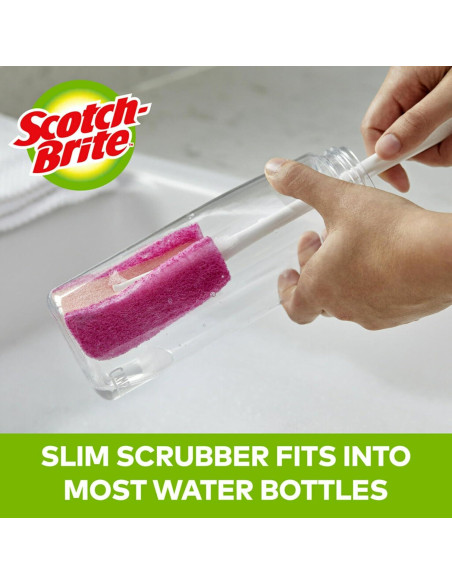Esponja para Botellas Scotch-Brite 507, Limpieza Eficaz 30cm