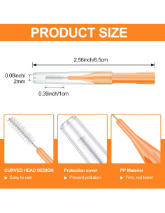 Zopeal 250 Piezas Cepillos Interdentales y Hilo Dental 2
