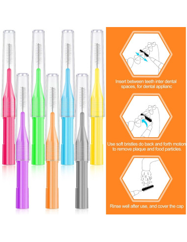 Zopeal 250 Piezas Cepillos Interdentales y Hilo Dental