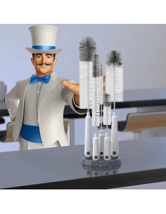 Juego de 5 Cepillos de Limpieza MR.SIGA para Botellas 2