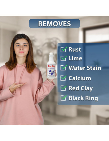 Limpiador de Inodoro Ring King Amazon 32oz Paquete de 2