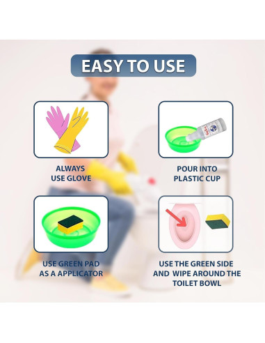 Limpiador de Inodoro Ring King Amazon 32oz Paquete de 2