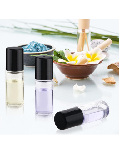 12 Botellas Vacías Roll On 30ml Mirrline para Aceites Esenciales