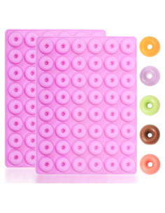 Molde de Silicona para Mini Donuts Amyandone 48 Cavidades