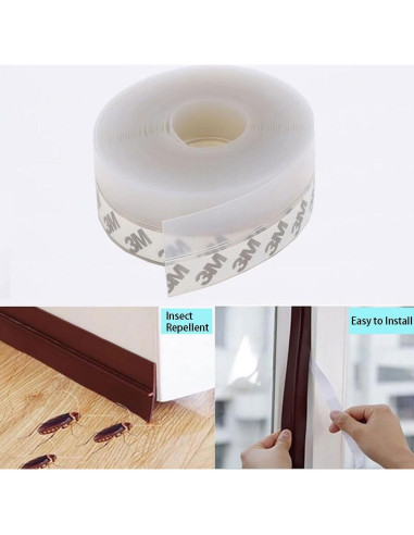 Tira de Sellado de Ventana Forfuture-go 5M 35mm Transparente