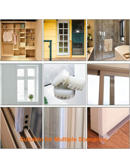 Tira de Sellado de Ventana Forfuture-go 5M 35mm Transparente