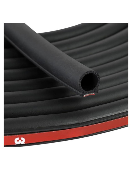 Tira de Sello de Goma EPDM EdgeSeal 1.83m Autoadhesiva Tira de Sello de Goma EPDM EdgeSeal 1.83m Autoadhesiva