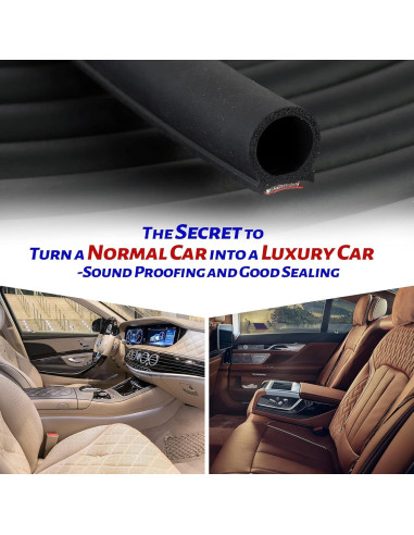 Tira de Sello de Goma EPDM EdgeSeal 1.83m Autoadhesiva