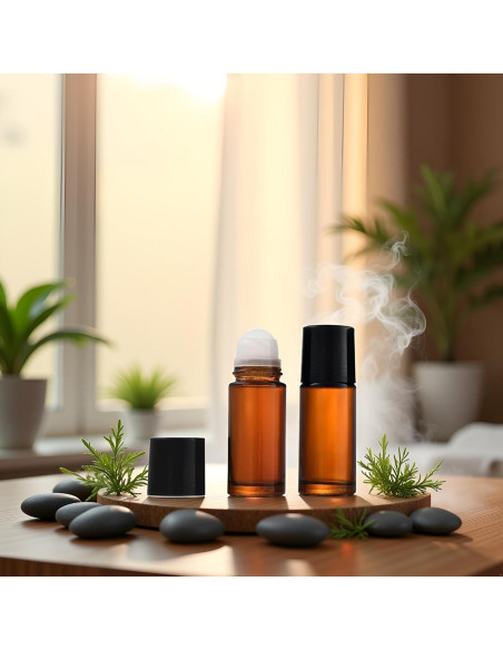 2 Botellas de Vidrio 30ml Galepromot para Aceites Esenciales