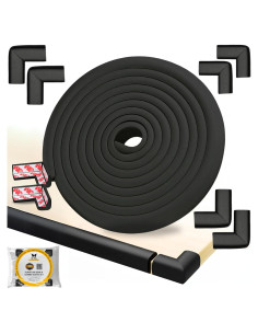 Protector de Bordes y Esquinas WEPOL para Bebés - 5.49m Negro