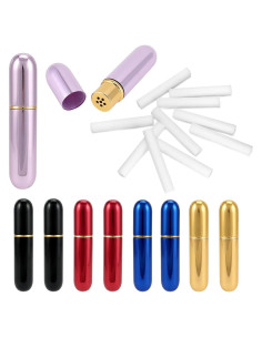 Inhaladores de Aceite Esencial QWORK - Juego de 10 Recargables