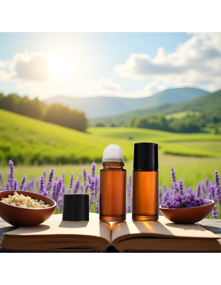 2 Botellas de Vidrio 30ml Galepromot para Aceites Esenciales