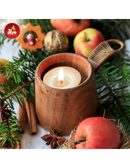 Velas Tealight Ner Mitzvah Blancas 200 Unidades 1.5 Horas