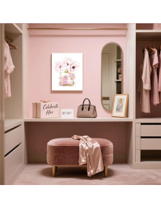 Arte de Pared Lienzo Chanel Rosa 40.64x60.96 cm Decoración 2