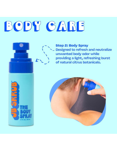 Set de Cuidado de la Piel Junior JB SKRUB - Gel, Spray y Limpiador