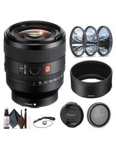 Lente Sony FE 50mm f/1.4 GM + Kit de Filtros 67mm y Limpieza