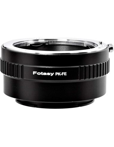 Adaptador de lente Fotasy PK a E para cámaras Sony Alpha
