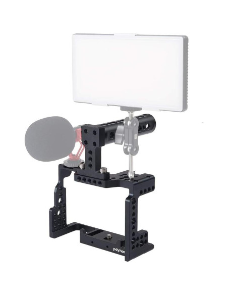 Jaula para cámara Poyinco para Sony A7 II/III/SII/M3/RII/RIII Jaula para cámara Poyinco para Sony A7 II/III/SII/M3/RII/RIII