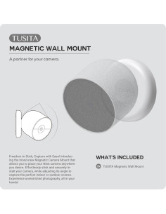 Soportes Magnéticos TUSITA para Cámaras Google Nest Cam - Paquete de 2 2