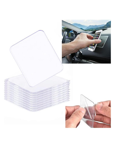 Almohadillas de Gel Antideslizantes Ywhomal 10 Piezas 75x64mm