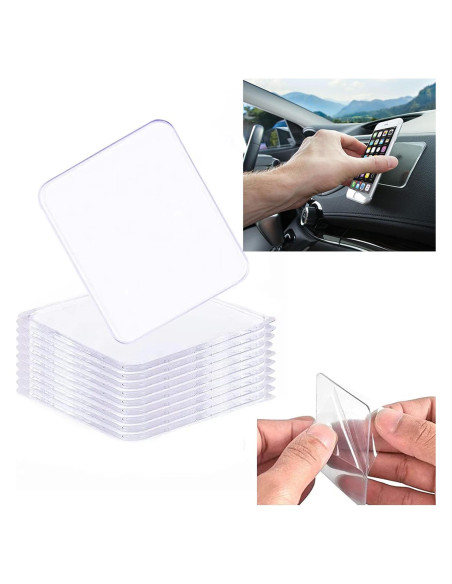 Almohadillas de Gel Antideslizantes Ywhomal 10 Piezas 75x64mm