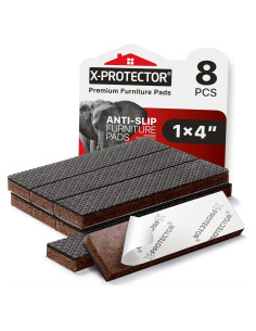 Almohadillas Antideslizantes X-PROTECTOR 8 Pcs 2.54x10.16 cm