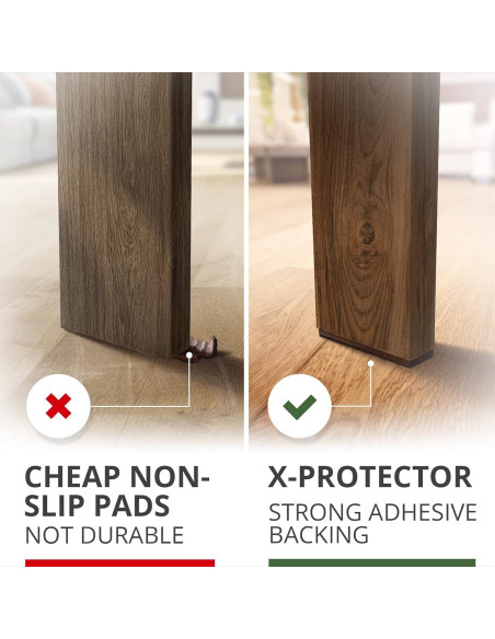 Almohadillas Antideslizantes X-PROTECTOR 8 Pcs 2.54x10.16 cm