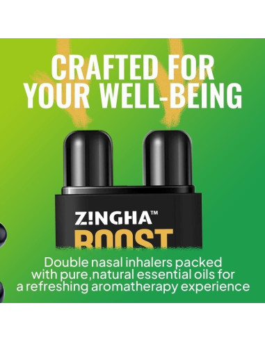 Stick Nasal de Aromaterapia Z!NGHA - Alivio Natural y Enfoque