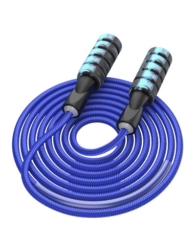 Cuerda de Saltar Ajustable Crhoeiq para Ejercicio y Fitness