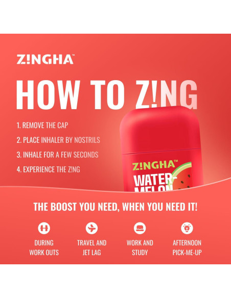 Stick Nasal de Aromaterapia Z!NGHA - Alivio Natural y Enfoque