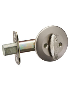 Cerradura de Pestillo Sin Llave Kwikset 663 Niquel Satinado