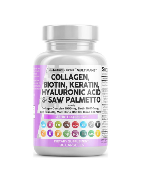 Píldoras de Colágeno Clean Nutraceuticals 1000mg 90 Cápsulas Píldoras de Colágeno Clean Nutraceuticals 1000mg 90 Cápsulas