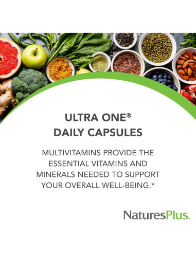 Suplemento Multivitamínico Natures Plus Ultra One 90 Cápsulas