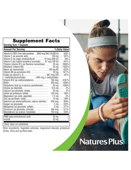 Suplemento Multivitamínico Natures Plus Ultra One 90 Cápsulas Suplemento Multivitamínico Natures Plus Ultra One 90 Cápsulas