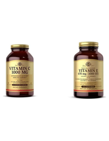 Solgar Vitamina C 1000 mg 250 Cápsulas Vegetales - Antioxidante