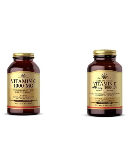 Solgar Vitamina C 1000 mg 250 Cápsulas Vegetales - Antioxidante