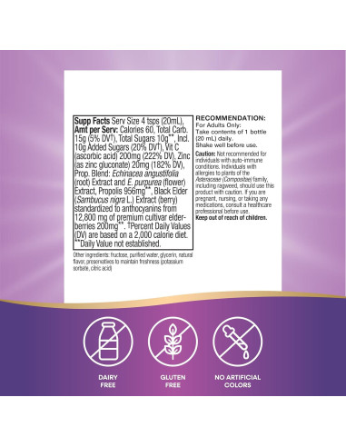 Jarabe Inmunológico Sambucus Nature's Way 12 x 19.84 ml