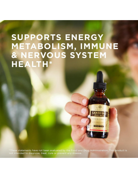 Solgar Líquido Sublingual B-12 2000 mcg con B-Complejo 59 ml